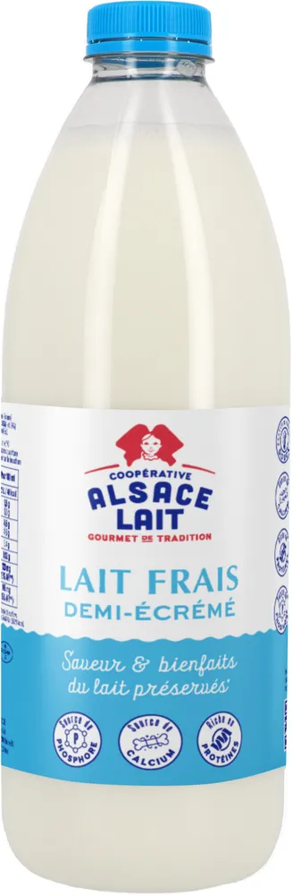 Lait frais demi-écrémé