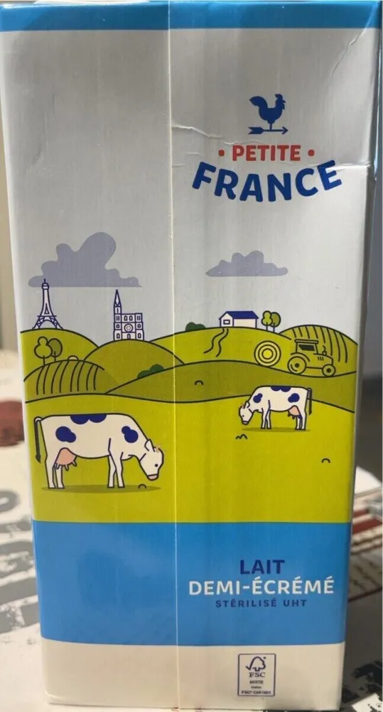 Lait demi écrémé
