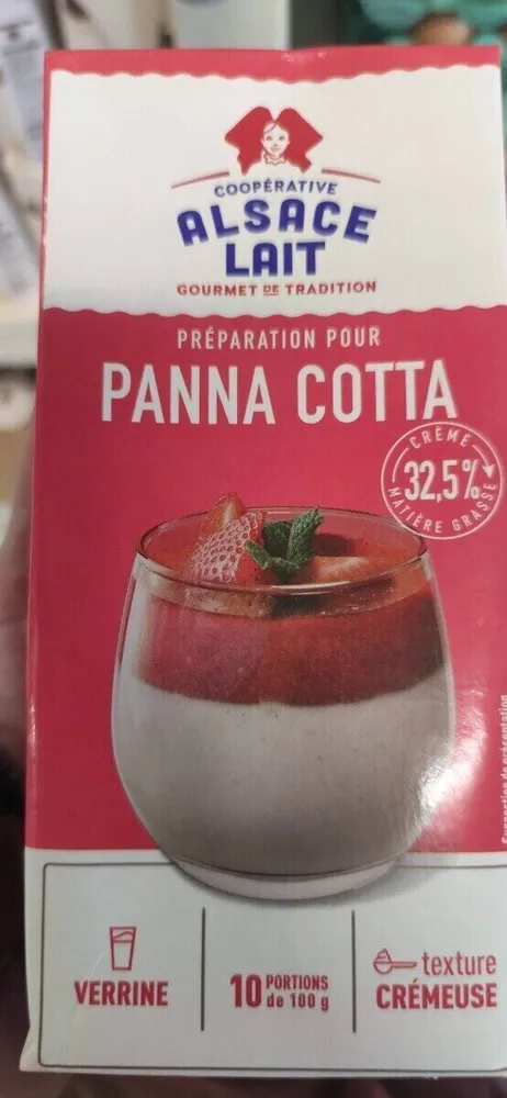 Préparation pour Panna cotta