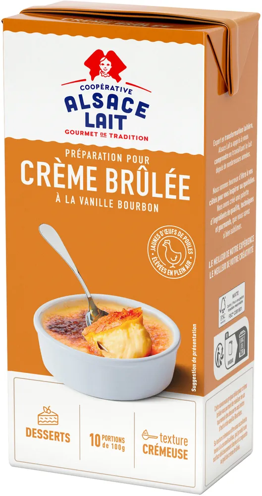 Crème anglaise UHT
