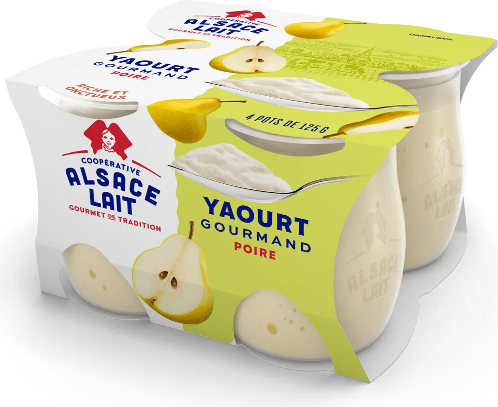 Yaourt à la crème Poire