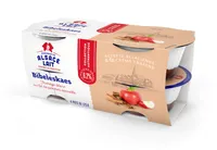 Bibeleskaes Fromage blanc sur lit de pommes cannelle