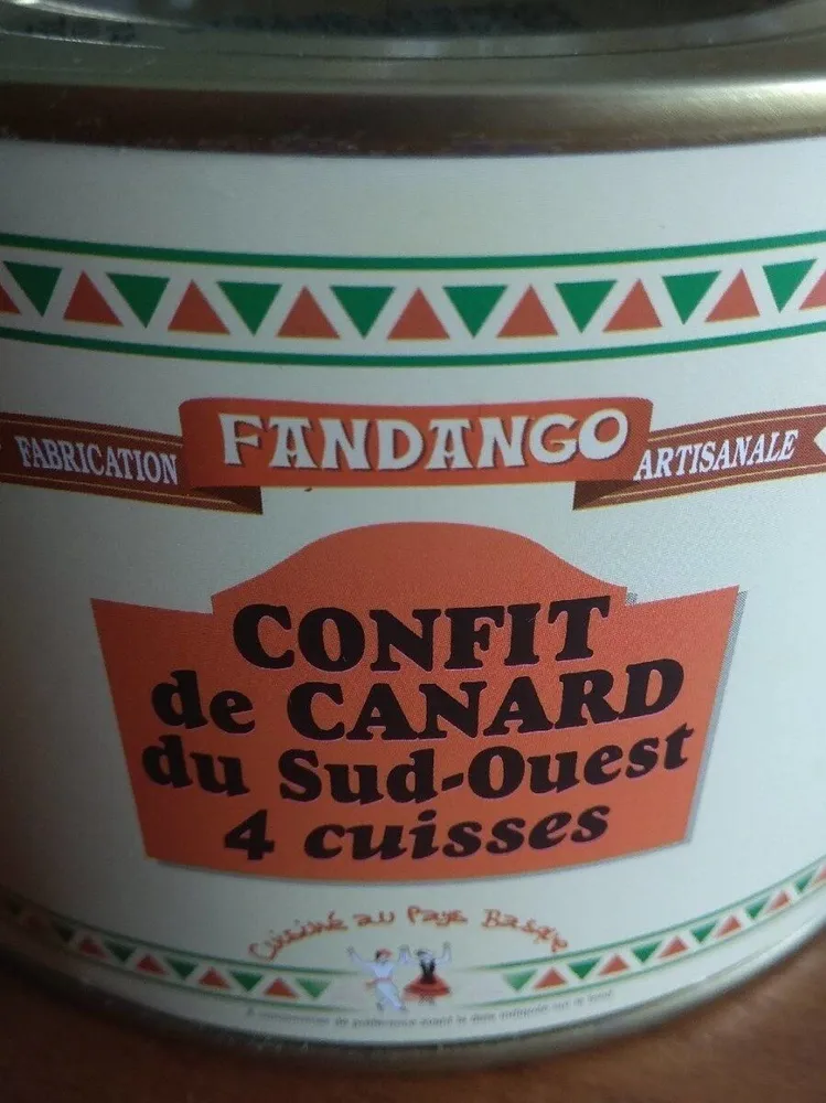 Confit de canard du sud-ouest 4 cuisses