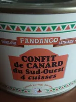 Confit de canard du sud-ouest 4 cuisses