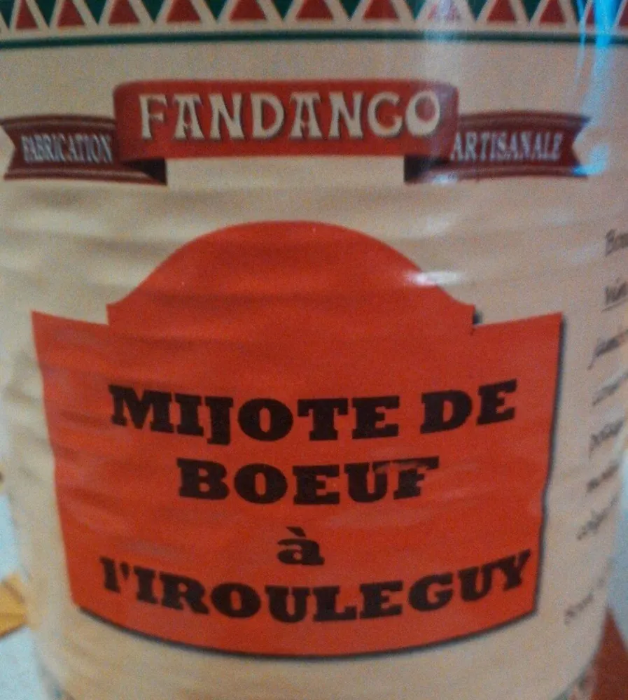 Mijoté de bœuf à l'Irouléguy