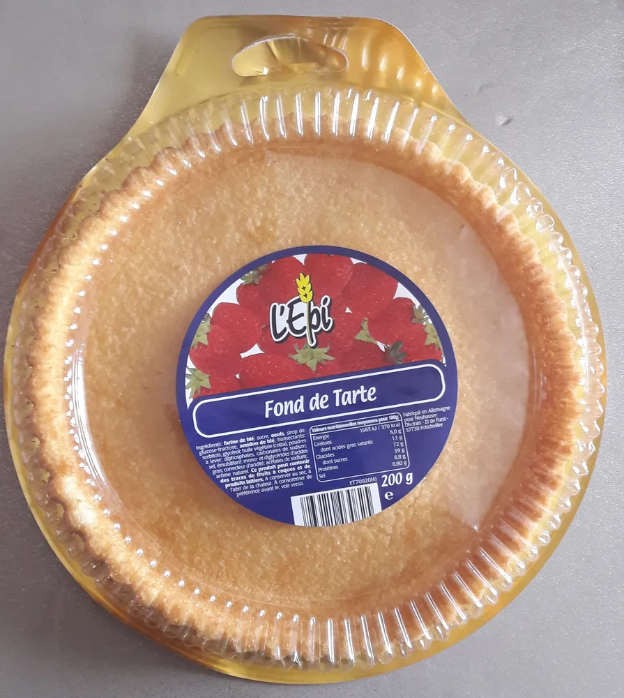 Fond De Tarte L'epi,