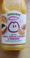 pur jus ORANGE, FRUIT DE LA PASSION & MANDARINE