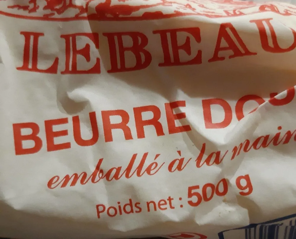 Beurre doux