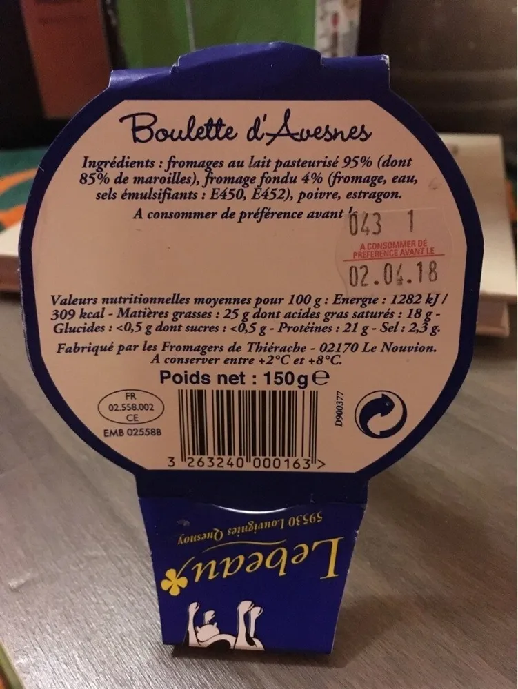 Boulette d avesnes
