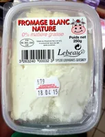 Fromage blanc nature 0%
