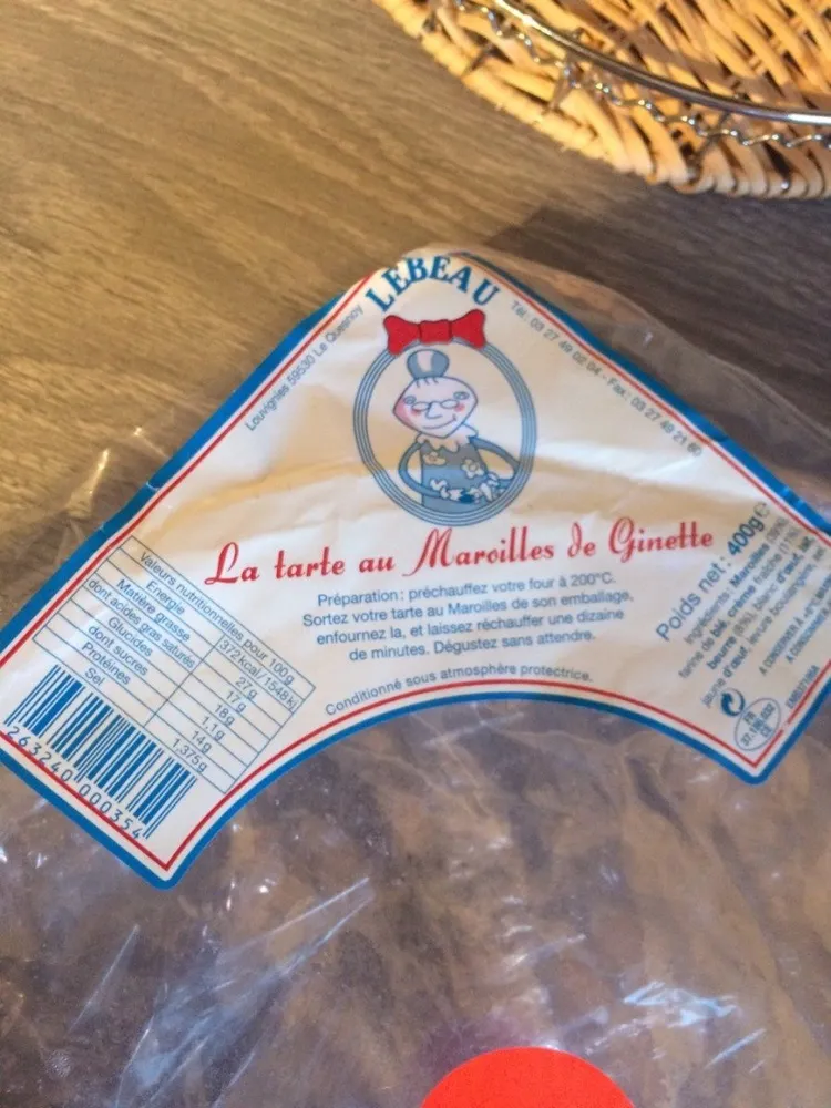 La tarte au Maroilles de Ginette