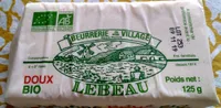 Beurre BIO doux - LEBEAU 125G