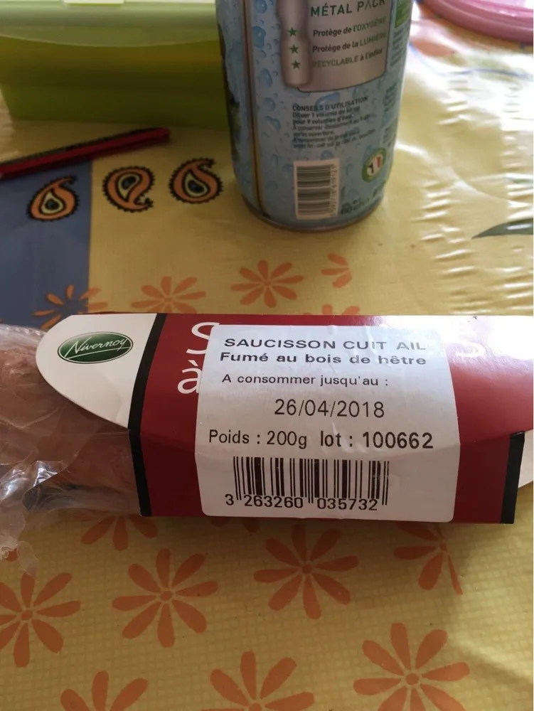 Nivernoy Saucisson Ail Fume Ancien 200G