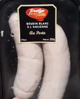 Boudin blanc à l'ancienne au porto