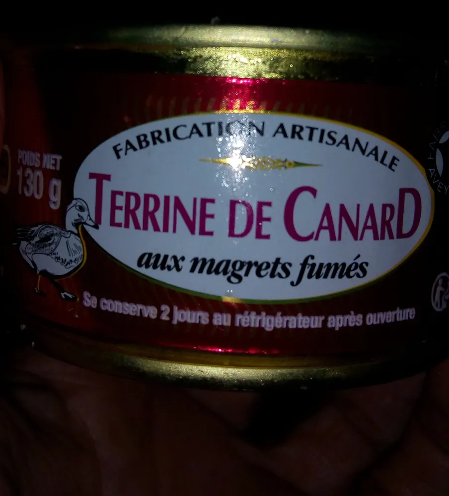 Terrine de canard aux magrets fumes