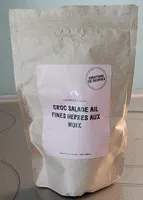 Croc salade ail fines herbes aux noix