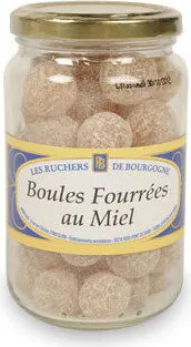 Bonbons boules fourrees au miel Bonbons dur naturel au