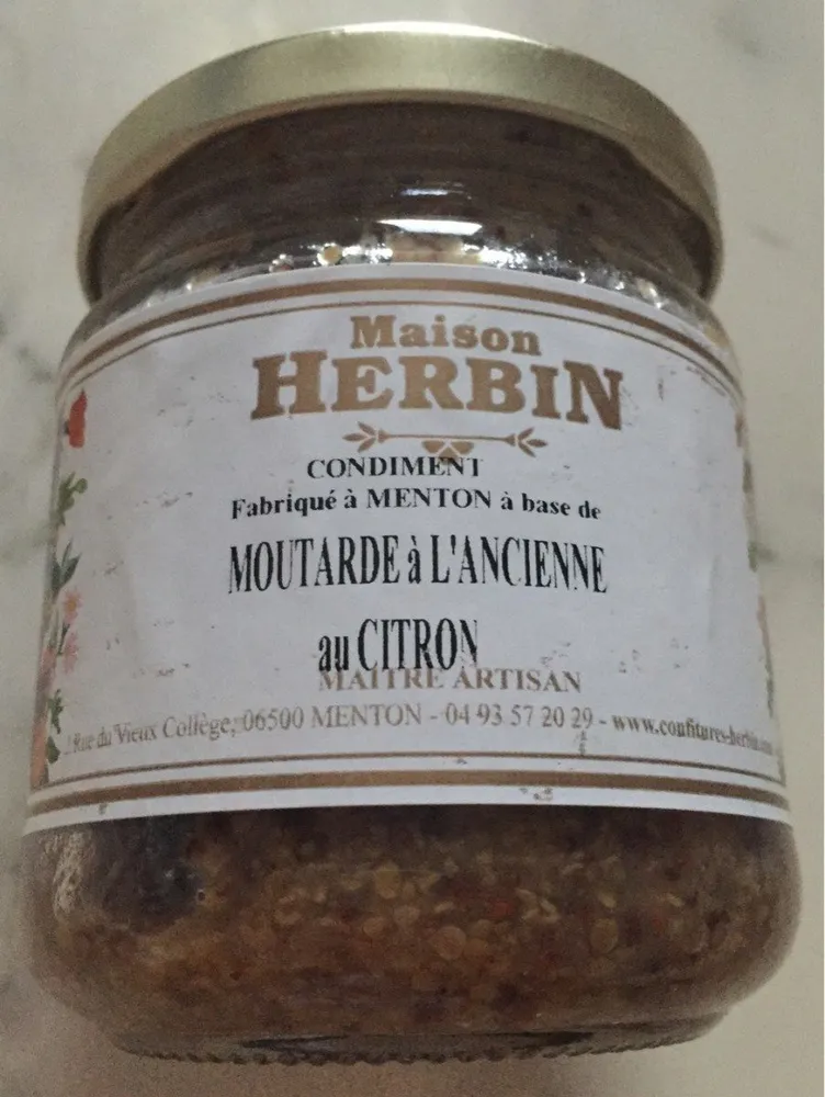 Moutarde Aux Herbes Provence Miel