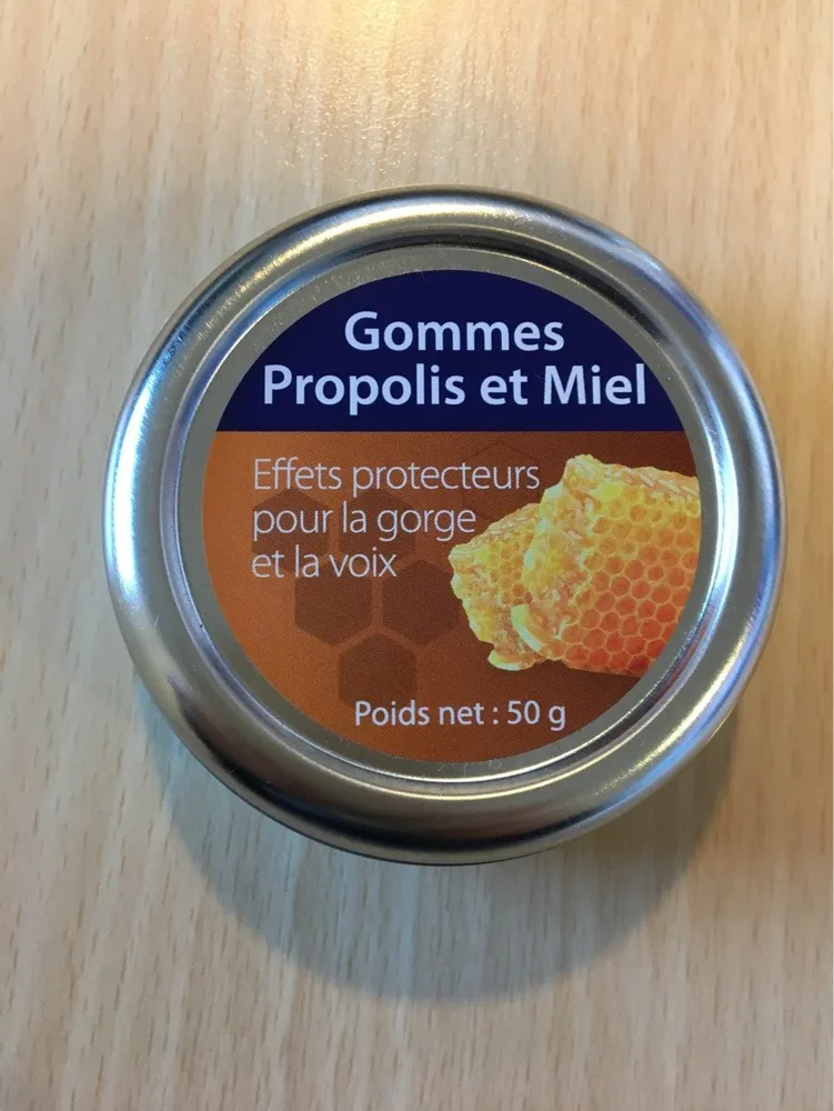 Gommes Propolis et Miel