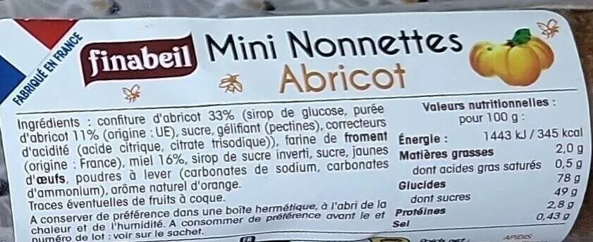 Mini Nonnettes Abricot