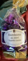 Bonbons au miel Fourrés cassis