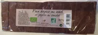 Pain d’epice au miel et pépites de chocolat