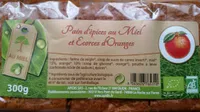 Pain d'épices au miel et écorces d'oranges