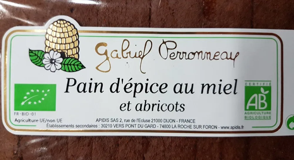 Pain d'épice au miel et abricots