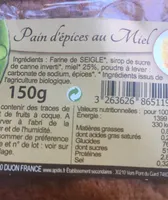 Pain d'epice au miel