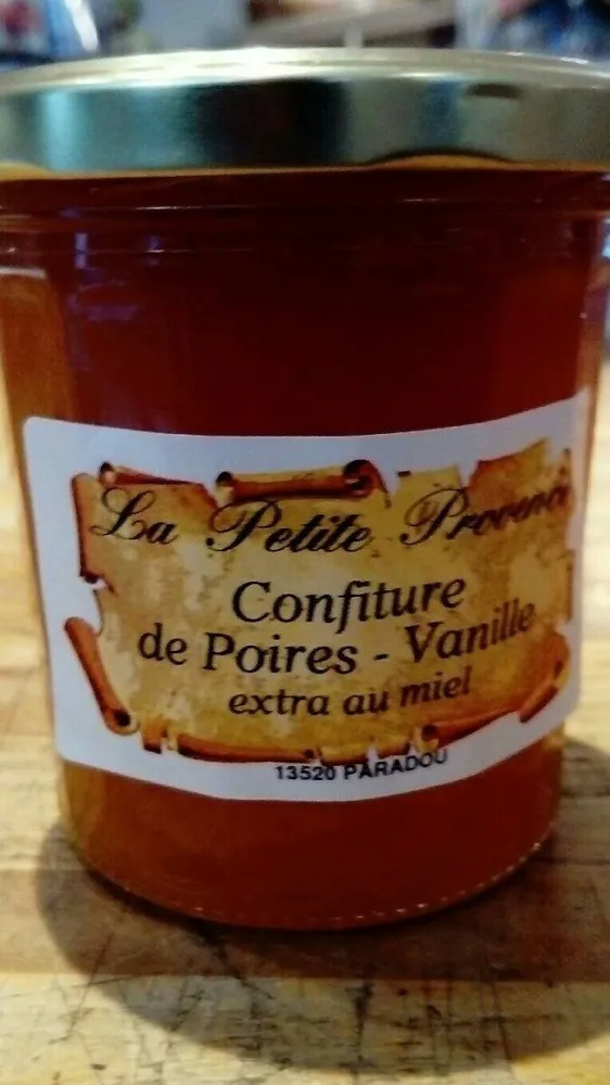 Confiture Poire Vanille 375G