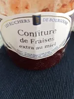 Confiture de fraises extra au miel