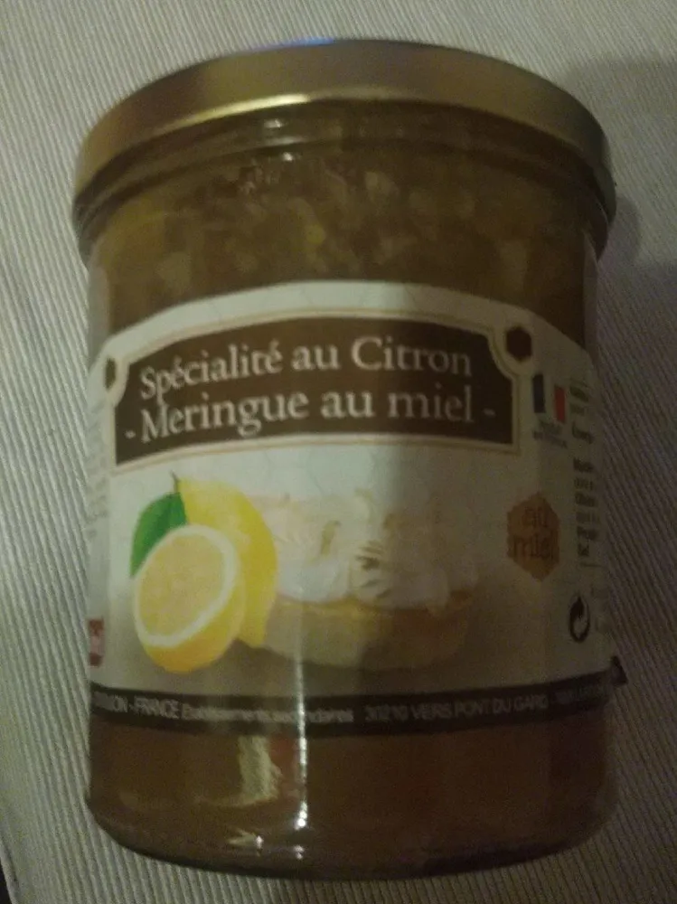 Spécialité au citron - meringue miel