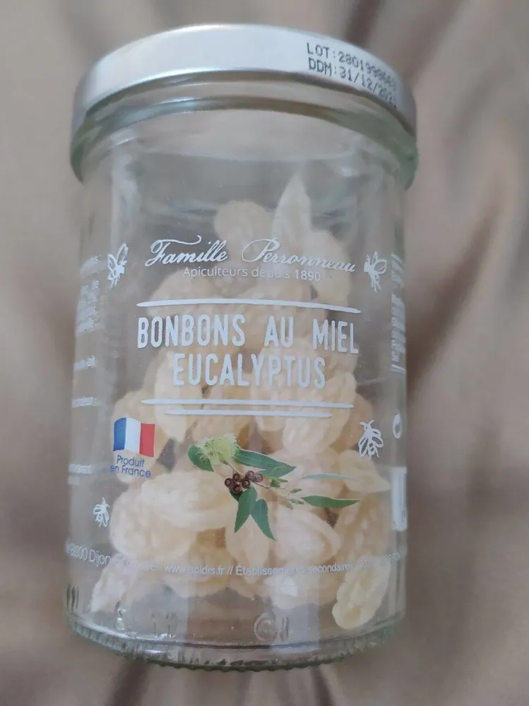 Bonbons au miel eucalyptus
