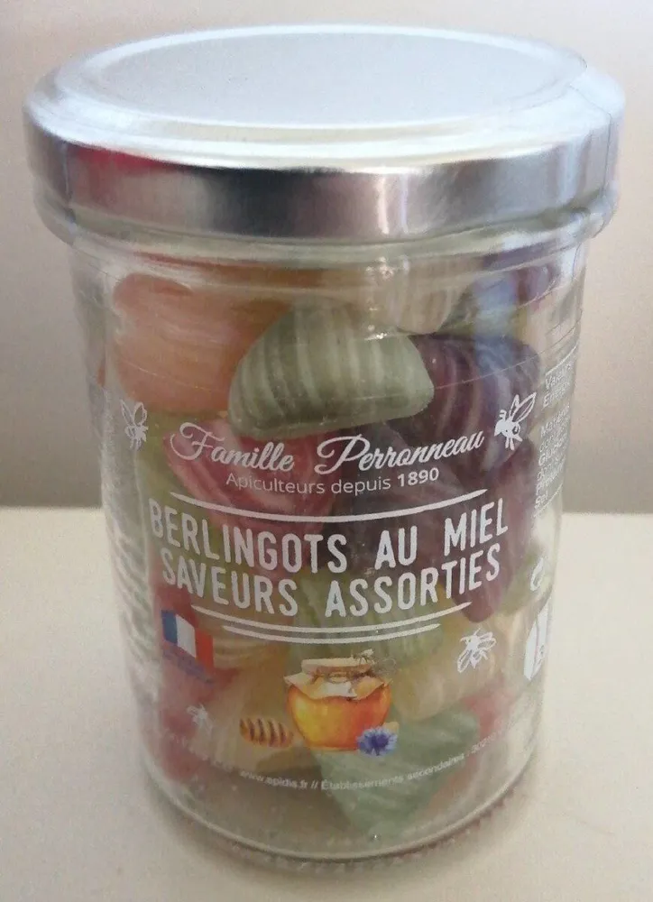 Berlingots au miel saveurs assorties