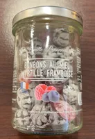 Bonbons au miel myrtille framboises
