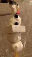 Brochette guimauve panache noel