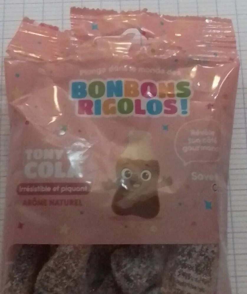 Bonbons gélifiés acidulés saveur cola