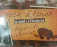 Pain d'épices à l'ancienne aux pépites de chocolat