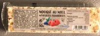 Nougat Myrtille Framboise Miel 30G