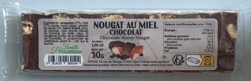 Nougat au Miel Chocolat
