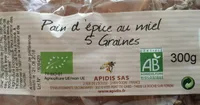 Pain d'épice au miel 5 graines
