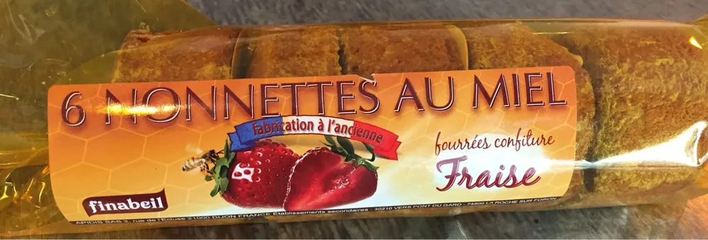 Nonnettes Fourrées Fraise