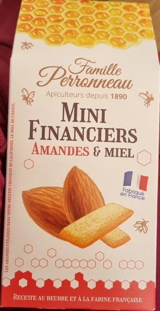 Mini financiers Amandes et Miel