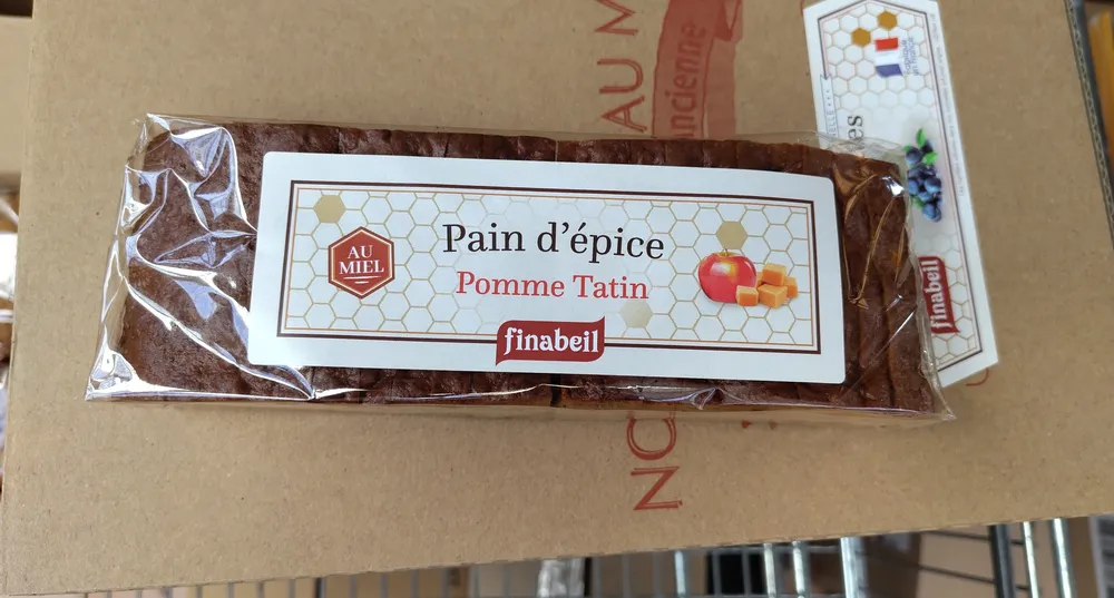 Pain d'épice au miel pomme caramel