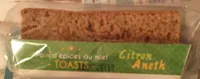 Toasts de pain d’épices au miel citron aneth