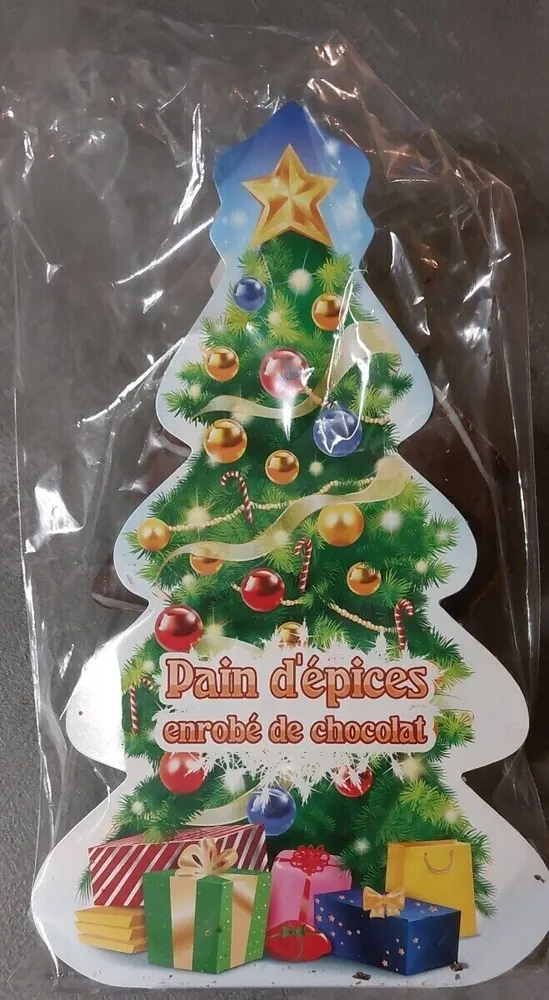 Pain d'épices enrobé de chocolat