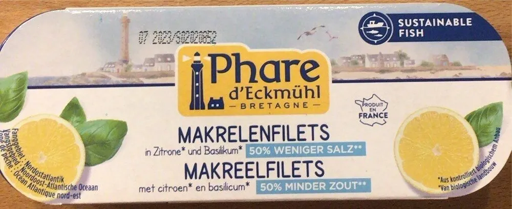 Makrelenfilets in Zitrone