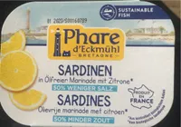 Sardinen in ölfreier marinade mit Zitrone