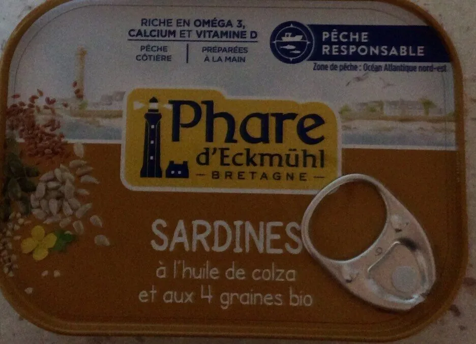 Sardines colza et 4 graines