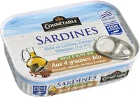 Sardines Pêche Responsable olive Bio 4 graines Bio